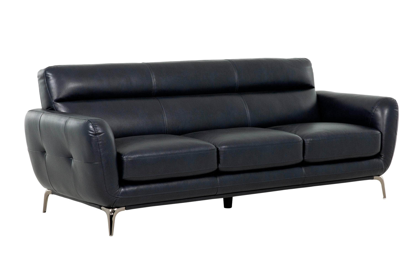 True Contemporary Sofa William Tufted Faux Leather Sofa - Available in 2 Colours