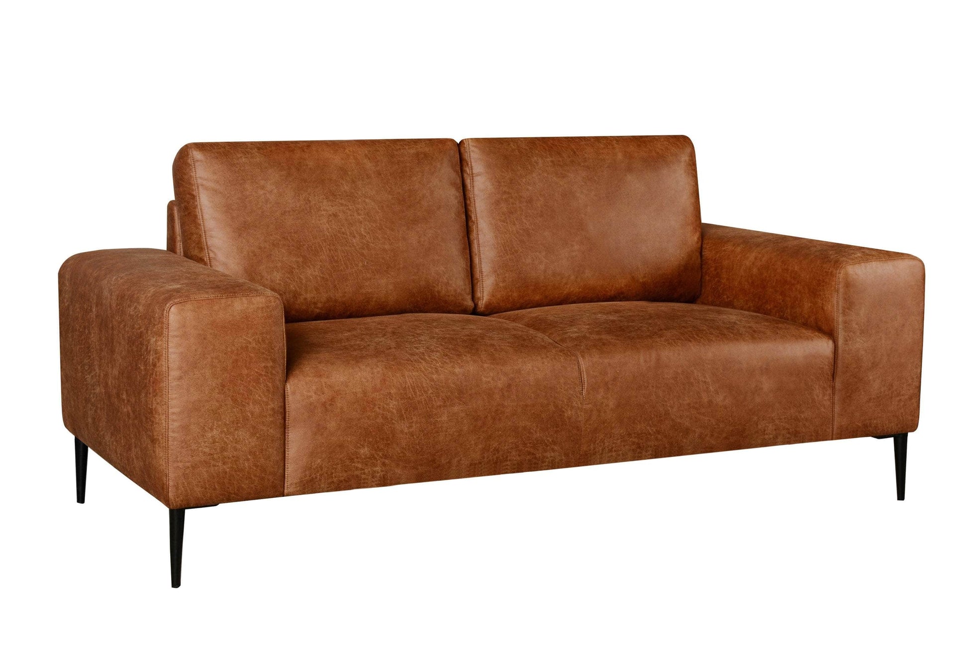 Urban Cali Loveseat Fresno Loveseat in Rustic Light Brown