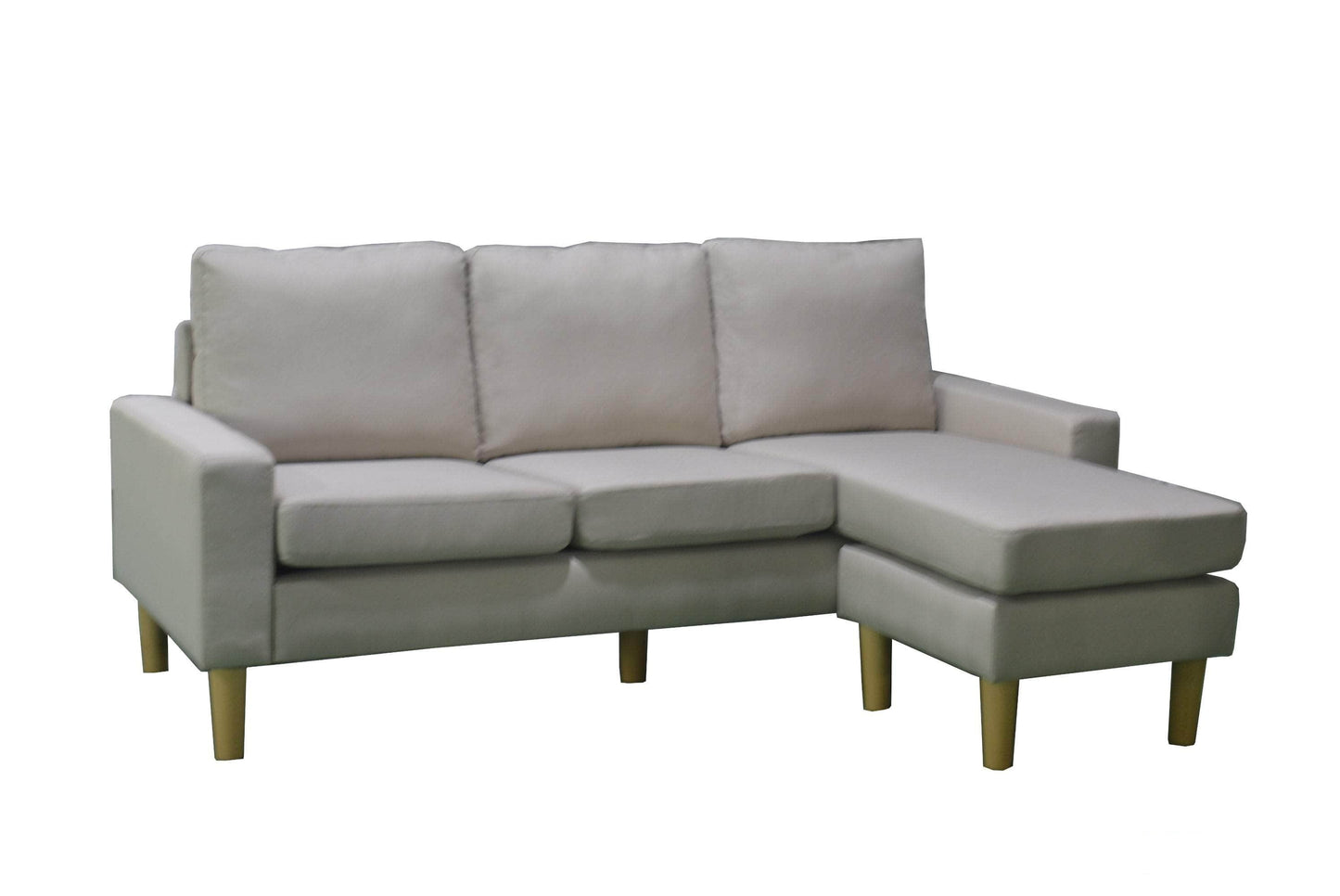 Urban Cali Sectional San Francisco 74.8" Wide Sectional Sofa with Reversible Chaise - Available in 4 Colours