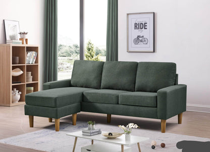 Urban Cali Sectional San Francisco 74.8" Wide Sectional Sofa with Reversible Chaise - Available in 4 Colours