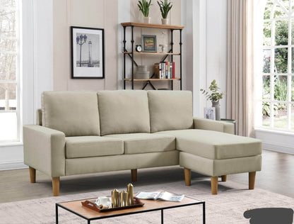 Urban Cali Sectional San Francisco 74.8" Wide Sectional Sofa with Reversible Chaise - Available in 4 Colours