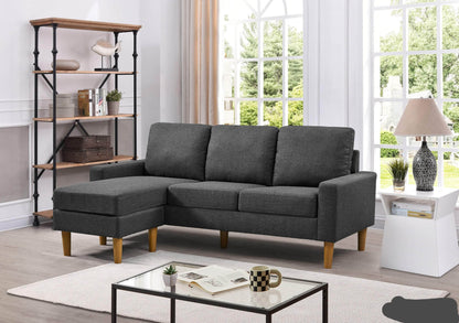 Urban Cali Sectional San Francisco 74.8" Wide Sectional Sofa with Reversible Chaise - Available in 4 Colours