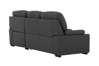 Urban Cali Sleeper Sectional Anaheim II Condo Sleeper Sectional Sofa Bed with Cup Holders and Storage Chaise