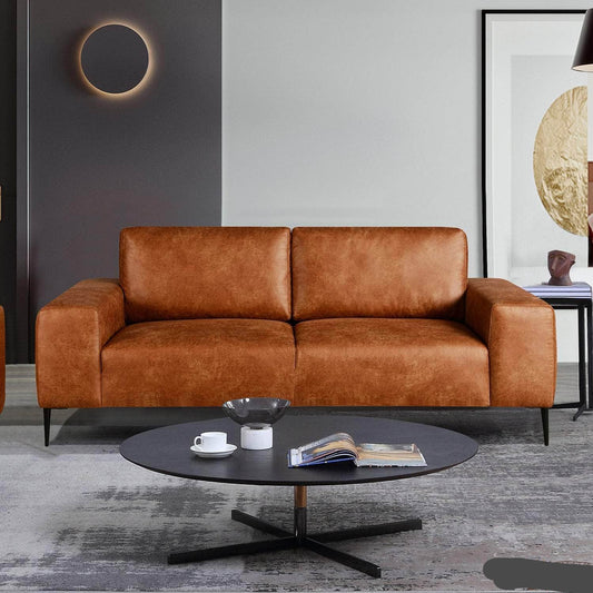 Urban Cali Sofa Fresno Sofa in Rustic Light Brown